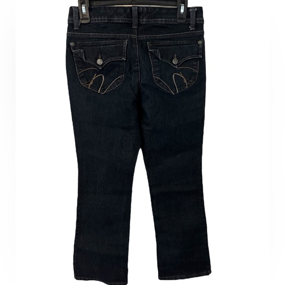 Gloria Vanderbilt Woman's Blue Denim Boot Cut Jeans Sz 4P - Picture 3 of 4